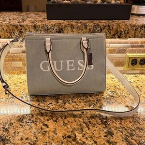 GUESS light denim jean Shoulder Bag!!